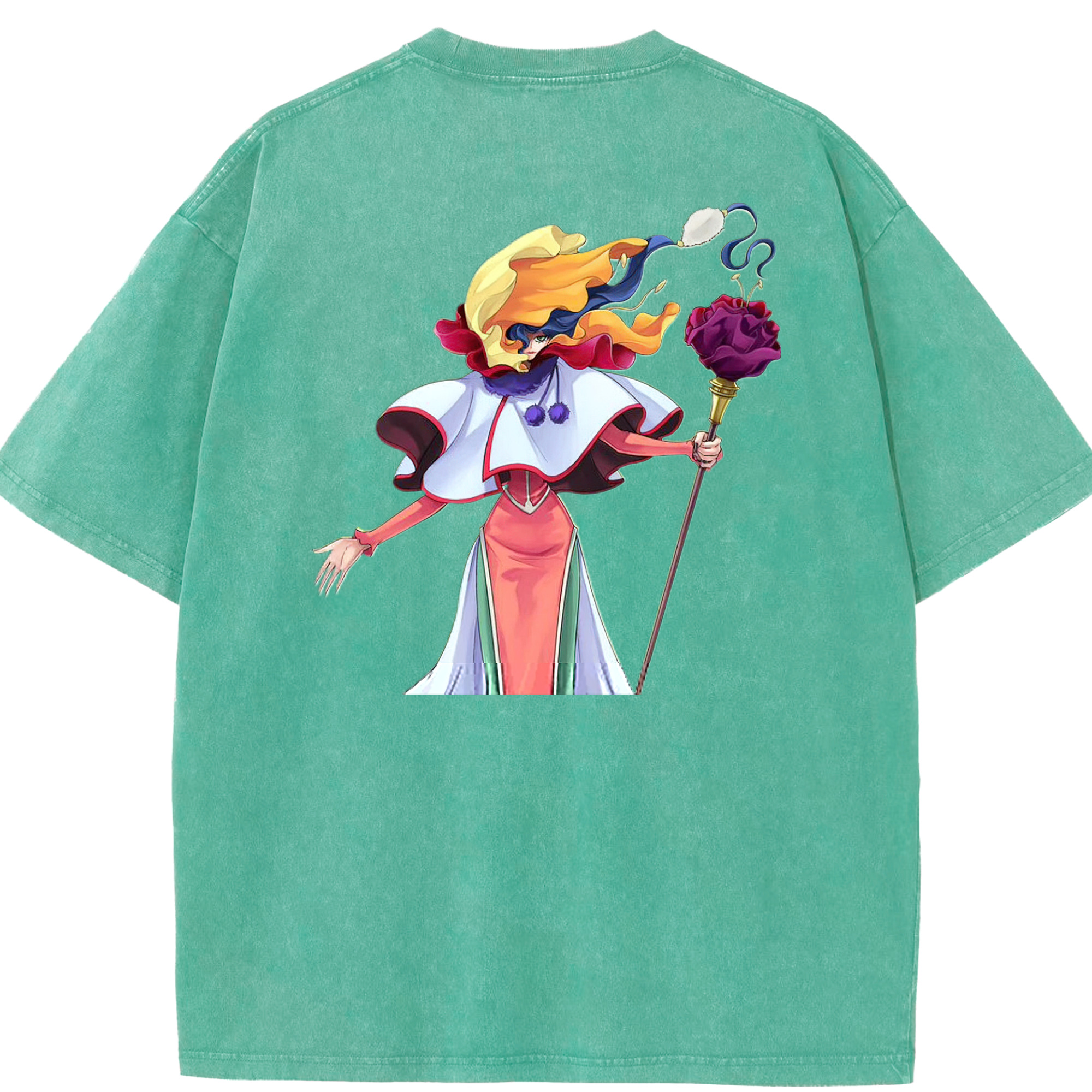 （画像用） 遊☆戯☆王 Yu-Gi-Oh! 綿100% ヴィンテージ風 半袖Tシャツ（背面プリント）